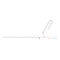 ChemSpider 2D Image | PC(24:0/P-18:1(11Z)) | C50H98NO7P