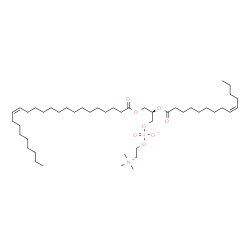 ChemSpider 2D Image | (2R)-3-[(15Z)-15-Tetracosenoyloxy]-2-[(9Z)-9-tetradecenoyloxy]propyl 2-(trimethylammonio)ethyl phosphate | C46H88NO8P