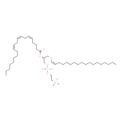 ChemSpider 2D Image | PC(P-18:0/20:3(5Z,8Z,11Z)) | C46H86NO7P