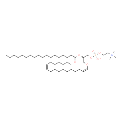 ChemSpider 2D Image | PC(P-18:1(11Z)/18:0) | C44H86NO7P