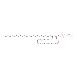 ChemSpider 2D Image | PC(P-18:1(11Z)/24:0) | C50H98NO7P