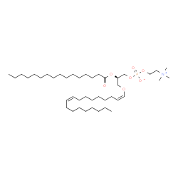 ChemSpider 2D Image | PC(P-18:1(9Z)/16:0) | C42H82NO7P