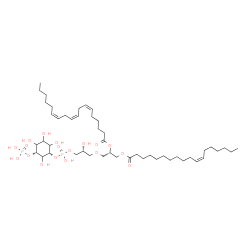 ChemSpider 2D Image | (7Z,21S,25R)-25,28-Dihydroxy-28-oxido-18-oxo-28-{[(1S,5R)-2,3,4,6-tetrahydroxy-5-(phosphonooxy)cyclohexyl]oxy}-19,23,27-trioxa-28lambda~5~-phosphaoctacos-7-en-21-yl (6Z,9Z,12Z)-6,9,12-octadecatrienoat
e | C48H86O18P2
