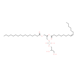 ChemSpider 2D Image | (19R,25S)-22,25,26-Trihydroxy-22-oxido-16-oxo-17,21,23-trioxa-22lambda~5~-phosphahexacosan-19-yl (9Z)-9-hexadecenoate | C38H73O10P