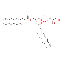 ChemSpider 2D Image | 1,2-dioleoyl-sn-glycero-3-phospho-(1'-sn-glycerol) | C42H79O10P