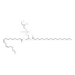 ChemSpider 2D Image | PG(18:2(9Z,12Z)/18:0) | C42H79O10P