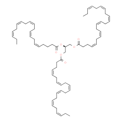 ChemSpider 2D Image | 2-[(5Z,8Z,11Z,14Z,17Z)-5,8,11,14,17-Icosapentaenoyloxy]-1,3-propanediyl (4Z,7Z,10Z,13Z,16Z,19Z,4'Z,7'Z,10'Z,13'Z,16'Z,19'Z)bis(-4,7,10,13,16,19-docosahexaenoate) | C67H96O6