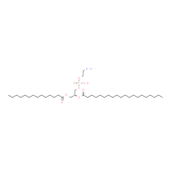 ChemSpider 2D Image | 1-Myristoyl-2-arachidonyl-sn-glycero-3-phosphoethanolamine | C39H78NO8P
