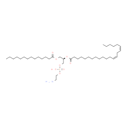 ChemSpider 2D Image | (17R)-23-Amino-20-hydroxy-20-oxido-14-oxo-15,19,21-trioxa-20lambda~5~-phosphatricosan-17-yl (13Z,16Z)-13,16-docosadienoate | C41H78NO8P