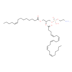 ChemSpider 2D Image | (5Z,17R)-23-Amino-20-hydroxy-20-oxido-14-oxo-15,19,21-trioxa-20lambda~5~-phosphatricos-5-en-17-yl (4Z,7Z,10Z,13Z,16Z)-4,7,10,13,16-docosapentaenoate | C41H70NO8P