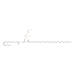 ChemSpider 2D Image | (5Z,17R)-23-Amino-20-hydroxy-20-oxido-14-oxo-15,19,21-trioxa-20lambda~5~-phosphatricos-5-en-17-yl tetracosanoate | C43H84NO8P