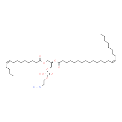 ChemSpider 2D Image | (5Z,17R)-23-Amino-20-hydroxy-20-oxido-14-oxo-15,19,21-trioxa-20lambda~5~-phosphatricos-5-en-17-yl (15Z)-15-tetracosenoate | C43H82NO8P