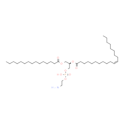 ChemSpider 2D Image | (18R)-24-Amino-21-hydroxy-21-oxido-15-oxo-16,20,22-trioxa-21lambda~5~-phosphatetracosan-18-yl (11Z)-11-icosenoate | C40H78NO8P