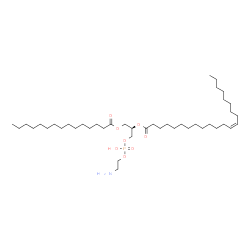ChemSpider 2D Image | (18R)-24-Amino-21-hydroxy-21-oxido-15-oxo-16,20,22-trioxa-21lambda~5~-phosphatetracosan-18-yl (13Z)-13-docosenoate | C42H82NO8P