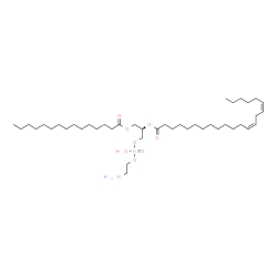 ChemSpider 2D Image | (18R)-24-Amino-21-hydroxy-21-oxido-15-oxo-16,20,22-trioxa-21lambda~5~-phosphatetracosan-18-yl (13Z,16Z)-13,16-docosadienoate | C42H80NO8P