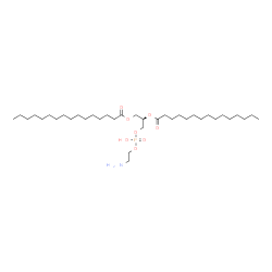 ChemSpider 2D Image | (2R)-3-{[(2-Aminoethoxy)(hydroxy)phosphoryl]oxy}-2-(pentadecanoyloxy)propyl palmitate | C36H72NO8P