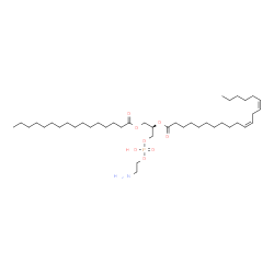 ChemSpider 2D Image | (19R)-25-Amino-22-hydroxy-22-oxido-16-oxo-17,21,23-trioxa-22lambda~5~-phosphapentacosan-19-yl (11Z,14Z)-11,14-icosadienoate | C41H78NO8P