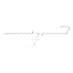 ChemSpider 2D Image | (19R)-25-Amino-22-hydroxy-22-oxido-16-oxo-17,21,23-trioxa-22lambda~5~-phosphapentacosan-19-yl (13Z,16Z)-13,16-docosadienoate | C43H82NO8P