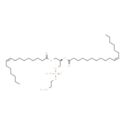 ChemSpider 2D Image | 1-Palmitoleoyl-2-vaccenoyl-sn-glycero-3-phosphoethanolamine | C39H74NO8P