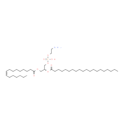 ChemSpider 2D Image | (7Z,19R)-25-Amino-22-hydroxy-22-oxido-16-oxo-17,21,23-trioxa-22lambda~5~-phosphapentacos-7-en-19-yl icosanoate | C41H80NO8P
