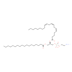 ChemSpider 2D Image | (21R)-27-Amino-24-hydroxy-24-oxido-18-oxo-19,23,25-trioxa-24lambda~5~-phosphaheptacosan-21-yl (5Z,8Z,11Z)-5,8,11-icosatrienoate | C43H80NO8P