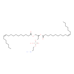 ChemSpider 2D Image | (2R)-3-{[(2-Aminoethoxy)(hydroxy)phosphoryl]oxy}-2-[(11Z)-11-octadecenoyloxy]propyl (11Z)-11-octadecenoate | C41H78NO8P