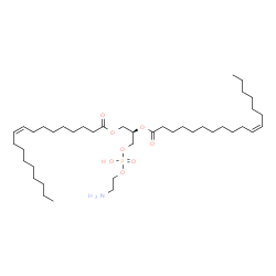 ChemSpider 2D Image | (2R)-3-{[(2-Aminoethoxy)(hydroxy)phosphoryl]oxy}-2-[(11Z)-11-octadecenoyloxy]propyl (9Z)-9-octadecenoate | C41H78NO8P