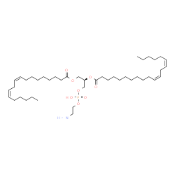 ChemSpider 2D Image | (6Z,9Z,21R)-27-Amino-24-hydroxy-24-oxido-18-oxo-19,23,25-trioxa-24lambda~5~-phosphaheptacosa-6,9-dien-21-yl (11Z,14Z)-11,14-icosadienoate | C43H78NO8P