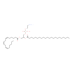 ChemSpider 2D Image | (6Z,9Z,12Z,21R)-27-Amino-24-hydroxy-24-oxido-18-oxo-19,23,25-trioxa-24lambda~5~-phosphaheptacosa-6,9,12-trien-21-yl docosanoate | C45H84NO8P