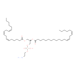 ChemSpider 2D Image | (6Z,9Z,12Z,21R)-27-Amino-24-hydroxy-24-oxido-18-oxo-19,23,25-trioxa-24lambda~5~-phosphaheptacosa-6,9,12-trien-21-yl (13Z,16Z)-13,16-docosadienoate | C45H80NO8P