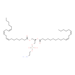 ChemSpider 2D Image | (2R)-3-{[(2-Aminoethoxy)(hydroxy)phosphoryl]oxy}-2-[(11Z,14Z)-11,14-icosadienoyloxy]propyl (8Z,11Z,14Z)-8,11,14-icosatrienoate | C45H80NO8P