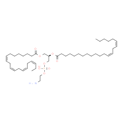 ChemSpider 2D Image | (3Z,6Z,9Z,12Z,23R)-29-Amino-26-hydroxy-26-oxido-20-oxo-21,25,27-trioxa-26lambda~5~-phosphanonacosa-3,6,9,12-tetraen-23-yl (13Z,16Z)-13,16-docosadienoate | C47H82NO8P