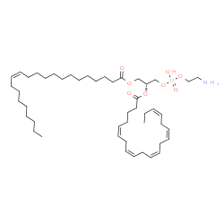 ChemSpider 2D Image | (2R)-3-{[(2-Aminoethoxy)(hydroxy)phosphoryl]oxy}-2-[(5Z,8Z,11Z,14Z,17Z)-5,8,11,14,17-icosapentaenoyloxy]propyl (13Z)-13-docosenoate | C47H82NO8P