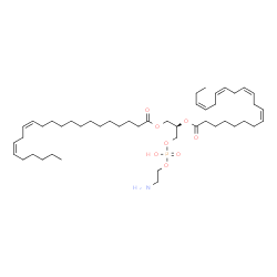 ChemSpider 2D Image | (2R)-3-{[(2-Aminoethoxy)(hydroxy)phosphoryl]oxy}-2-[(8Z,11Z,14Z,17Z)-8,11,14,17-icosatetraenoyloxy]propyl (13Z,16Z)-13,16-docosadienoate | C47H82NO8P