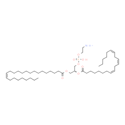 ChemSpider 2D Image | (2R)-3-{[(2-Aminoethoxy)(hydroxy)phosphoryl]oxy}-2-[(8Z,11Z,14Z)-8,11,14-icosatrienoyloxy]propyl (15Z)-15-tetracosenoate | C49H90NO8P