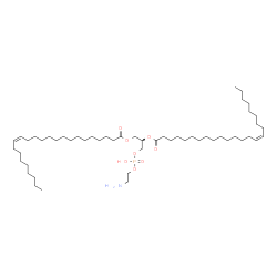 ChemSpider 2D Image | (2R)-3-{[(2-Aminoethoxy)(hydroxy)phosphoryl]oxy}-2-[(15Z)-15-tetracosenoyloxy]propyl (15Z)-15-tetracosenoate | C53H102NO8P