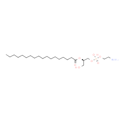 ChemSpider 2D Image | 2-octadecanoyl-sn-glycero-3-phosphoethanolamine | C23H48NO7P