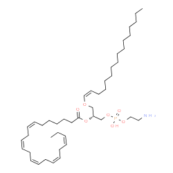 ChemSpider 2D Image | (15Z,19R)-25-Amino-22-hydroxy-22-oxido-17,21,23-trioxa-22lambda~5~-phosphapentacos-15-en-19-yl (7Z,10Z,13Z,16Z,19Z)-7,10,13,16,19-docosapentaenoate | C43H76NO7P