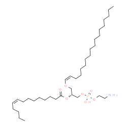 ChemSpider 2D Image | (17Z,21R)-27-Amino-24-hydroxy-24-oxido-19,23,25-trioxa-24lambda~5~-phosphaheptacos-17-en-21-yl (9Z)-9-tetradecenoate | C37H72NO7P