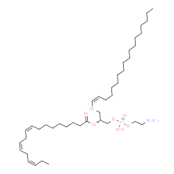 ChemSpider 2D Image | (17Z,21R)-27-Amino-24-hydroxy-24-oxido-19,23,25-trioxa-24lambda~5~-phosphaheptacos-17-en-21-yl (9Z,12Z,15Z)-9,12,15-octadecatrienoate | C41H76NO7P