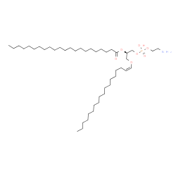 ChemSpider 2D Image | (17Z,21R)-27-Amino-24-hydroxy-24-oxido-19,23,25-trioxa-24lambda~5~-phosphaheptacos-17-en-21-yl docosanoate | C45H90NO7P