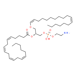 ChemSpider 2D Image | (7Z,17Z,21R)-27-Amino-24-hydroxy-24-oxido-19,23,25-trioxa-24lambda~5~-phosphaheptacosa-7,17-dien-21-yl (5Z,8Z,11Z,14Z)-5,8,11,14-icosatetraenoate | C43H76NO7P