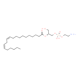 ChemSpider 2D Image | 2-[(11Z,14Z)-icosadienoyl]-sn-glycero-3-phosphoethanolamine | C25H48NO7P