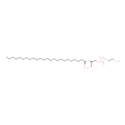 ChemSpider 2D Image | (2R)-1-{[(2-Aminoethoxy)(hydroxy)phosphoryl]oxy}-3-hydroxy-2-propanyl tetracosanoate | C29H60NO7P