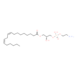 ChemSpider 2D Image | 1-linoleoyl-sn-glycero-3-phosphoethanolamine | C23H44NO7P
