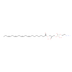 ChemSpider 2D Image | lysophosphatidylethanolamine (20:4(8Z,11Z,14Z,17Z)/0:0) | C25H44NO7P