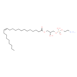 ChemSpider 2D Image | (2R)-3-{[(2-Aminoethoxy)(hydroxy)phosphoryl]oxy}-2-hydroxypropyl (13Z)-13-docosenoate | C27H54NO7P