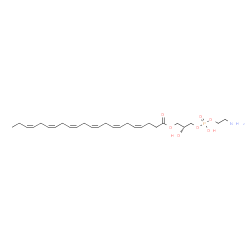 ChemSpider 2D Image | lysophosphatidylethanolamine (22:6(4Z,7Z,10Z,13Z,16Z,19Z)/0:0) | C27H44NO7P