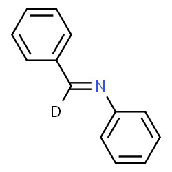 ChemSpider 2D Image | (E)-N,1-Diphenyl(~2~H)methanimine | C13H10DN
