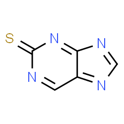 ChemSpider 2D Image | thiopurine | C5H2N4S